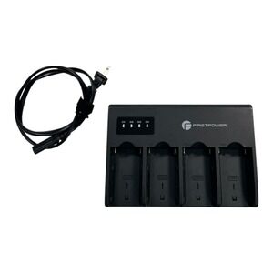 FirstPower‎ NPF CD-F970 4-Channel Battery Charger for F550 F750 F970 Batteries